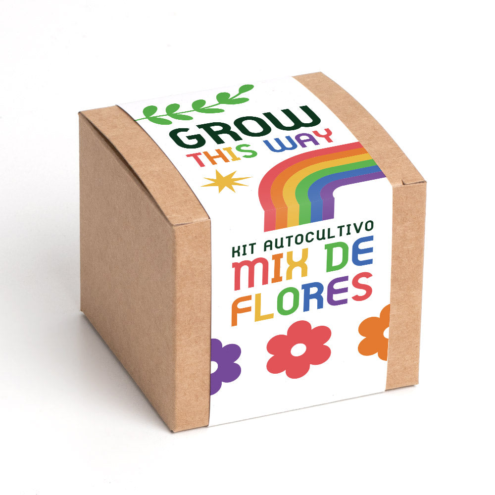 Grow This Way | Kit De Autocultivo Mix De Flores | Actividad Educativa Y Regalo Original_0