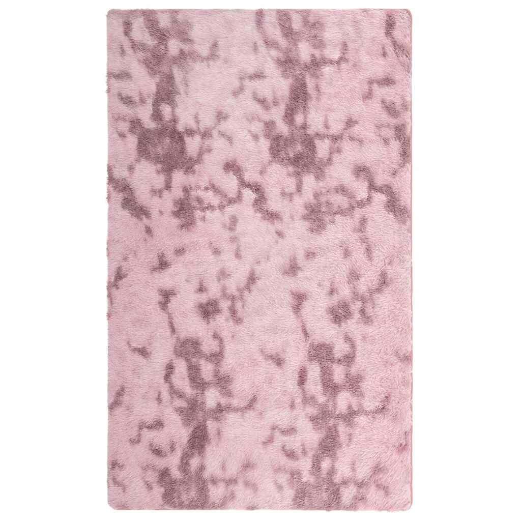 Vidaxl Alfombra De Pelo Largo Navarra Rosa Polvoriento 80x150 Cm_0
