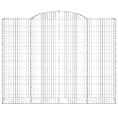 Cestas De Gaviones 12 Uds Forma De Arco Hierro 300x50x220/240cm_3