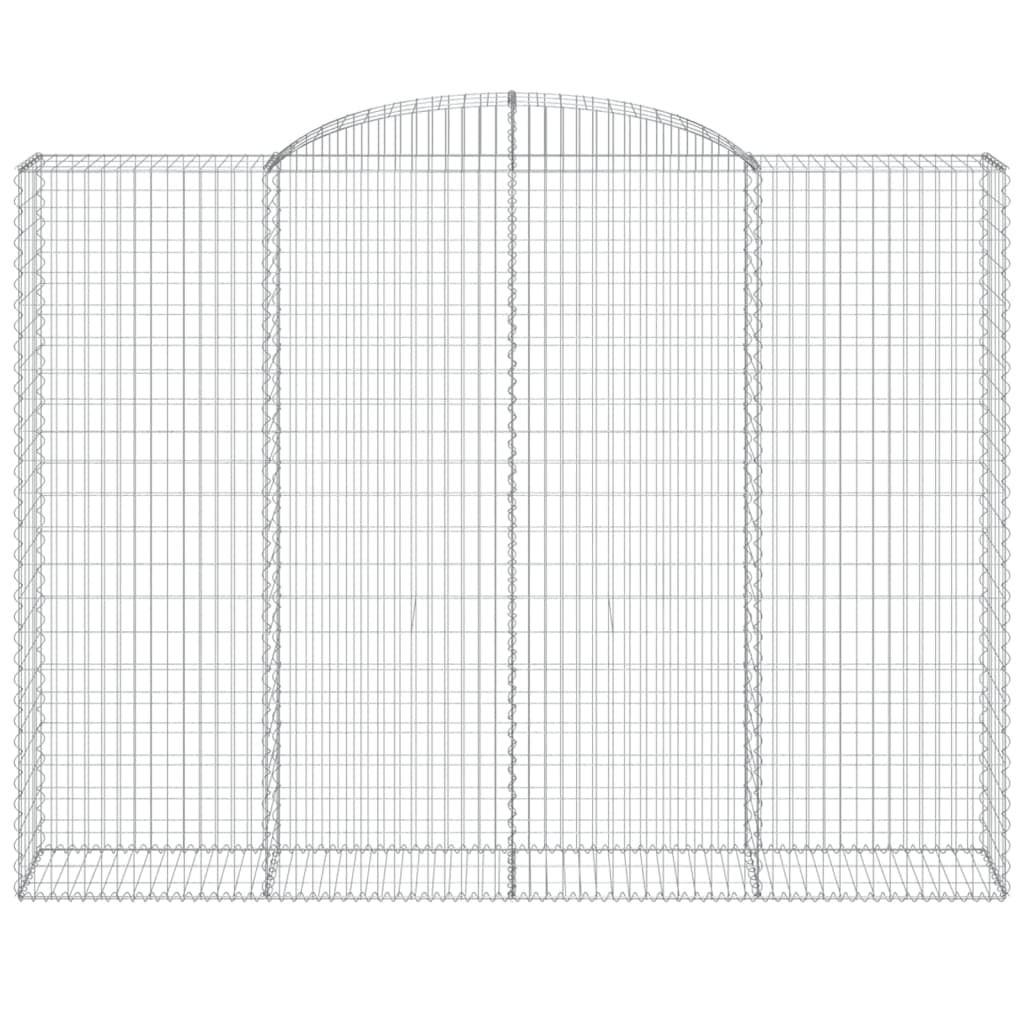 Cestas De Gaviones 8 Uds Forma De Arco Hierro 300x50x220/240 Cm_3