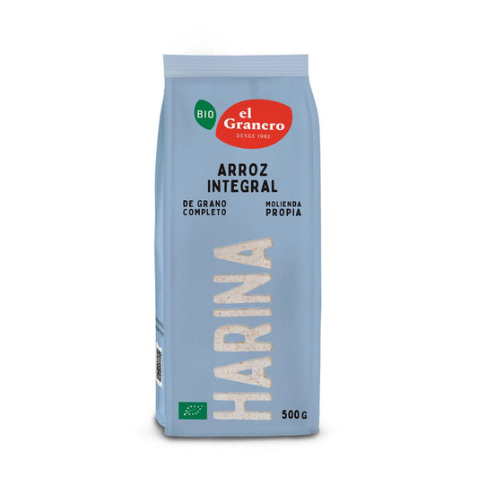 Harina de Arroz Integral Bio El Granero 500 g