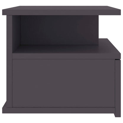 Mesitas De Noche Flotantes 2 Uds Madera Gris 40x31x27 Cm_3