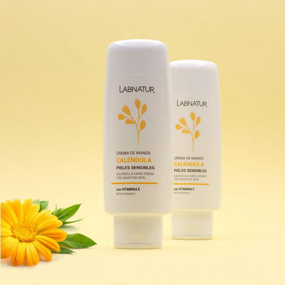 Crema de Manos Caléndula Labnatur 150 ml | Hidratante | Calmante | Manos Secas y Sensibles_3