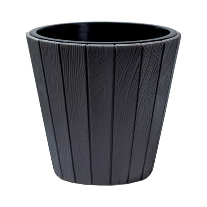 Maceta Woode 12l., Dimensiones (mm) 299x299x281, Color Antracita_0