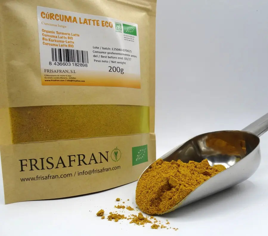 Cúrcuma Latte Ecológica En Polvo | Calidad | Frisafran 200 G_5