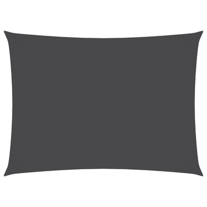 Vidaxl Toldo De Vela Rectangular Tela Oxford Gris Antracita 3x5 M_0