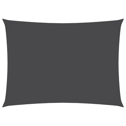Vidaxl Toldo De Vela Rectangular Tela Oxford Gris Antracita 3x5 M_0