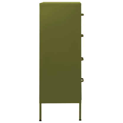 Armario De Cajones De Acero Verde Oliva 80x35x101,5 Cm_3