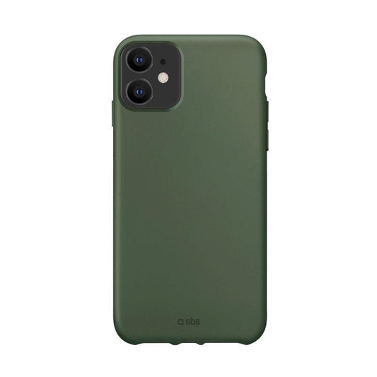 Funda de plástico reciclado para iPhone 12 / iPhone 12 Pro verde SBS