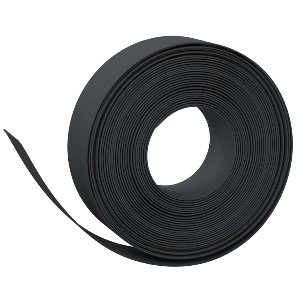 Vidaxl Borduras De Jardín 4 Uds Polietileno Negro 10 M 15 Cm_0