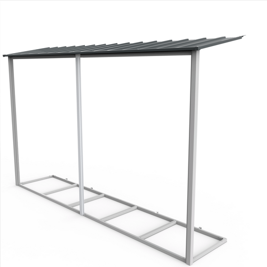 Extensión Lateral De Casetas De Jardín Duramax Alpine 10×10 Antracita_0