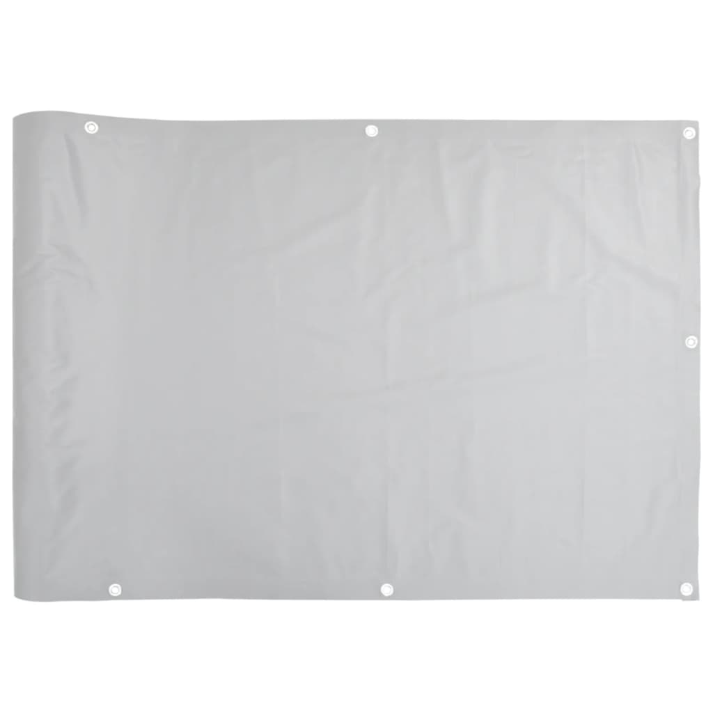 Pantalla De Privacidad De Balcón Pvc Gris 800x90 Cm / Vetonek_0