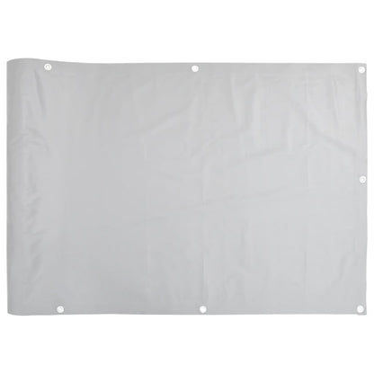 Pantalla De Privacidad De Balcón Pvc Gris 800x90 Cm / Vetonek_0