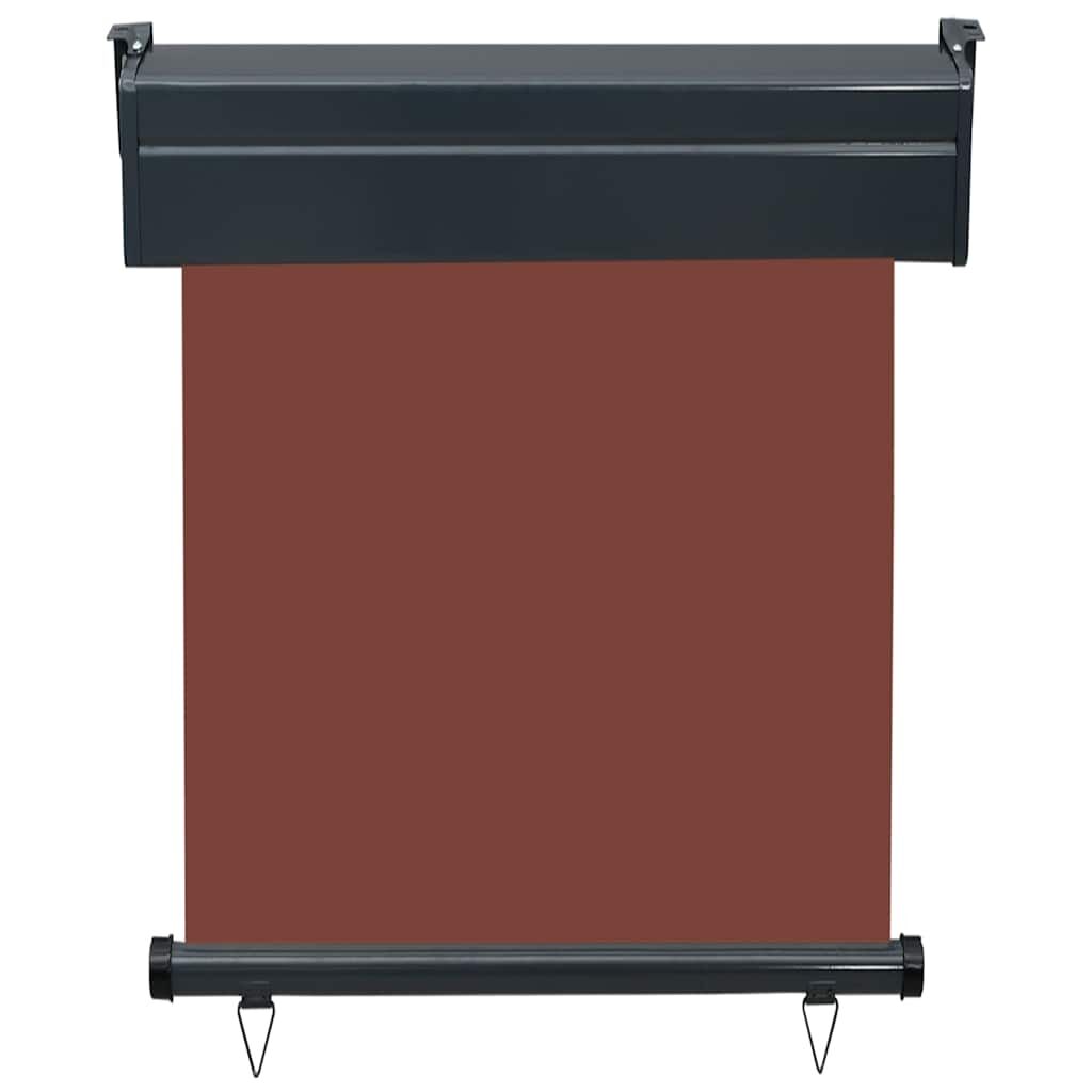 Vidaxl Toldo Lateral De Balcón Marrón 65x250 Cm_3