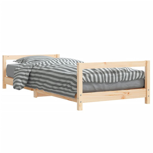 Vidaxl Estructura De Cama Para Niños Madera Maciza De Pino 80x200 Cm_0