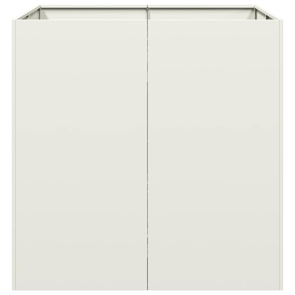 Jardinera Acero Blanco 80x80x80 Cm_3