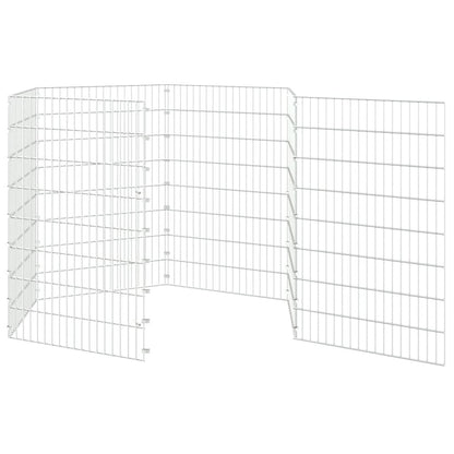 Vidaxl Recinto Animales Corral 6 Paneles Hierro Galvanizado 54x80 Cm_4