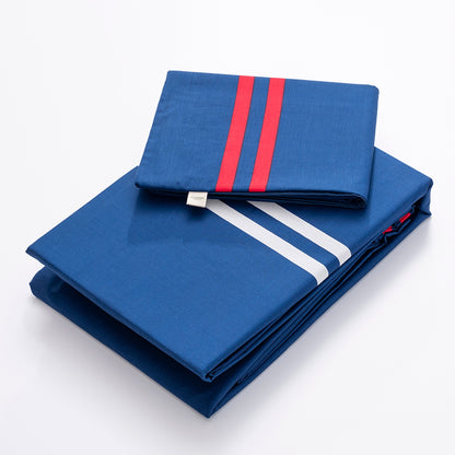 Juego De 3pzs Individual Azul Marino 100% Algodón 180tc. Estilo Y Suavidad Garantizados.