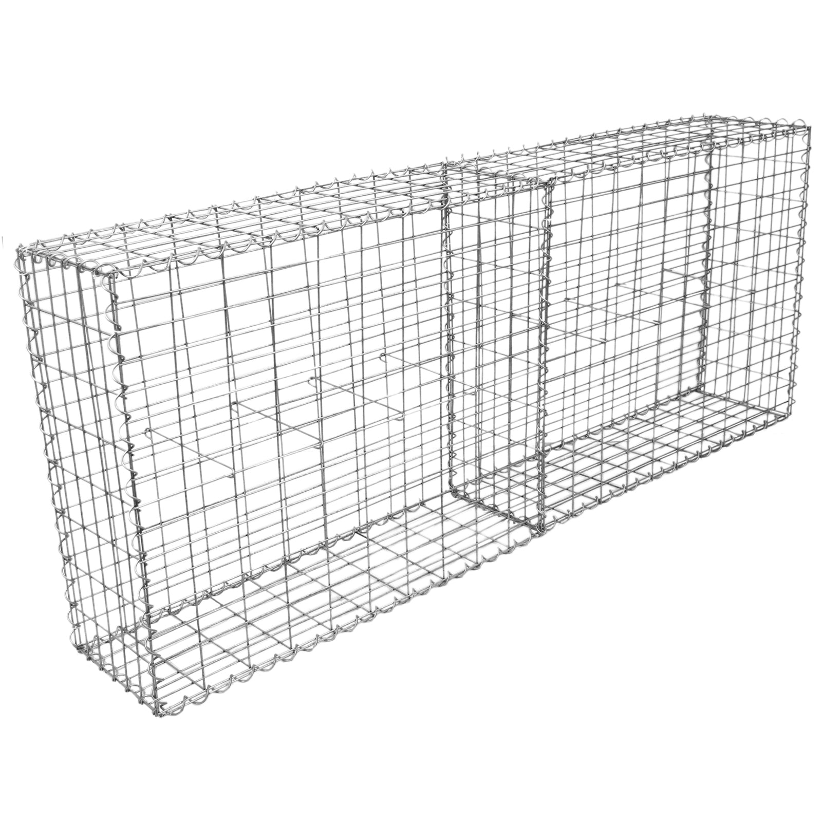 6 Cestas De Acero Galvanizado De Exterior Jaulas Para Decoración 100 X 95 X 30cm_2