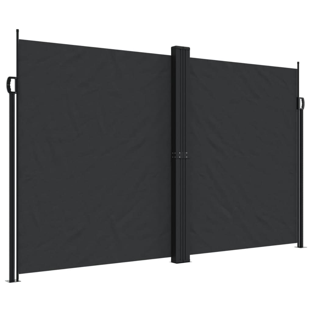Vidaxl Toldo Lateral Retráctil Negro 200x1000 Cm_0