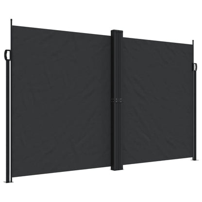 Vidaxl Toldo Lateral Retráctil Negro 200x1000 Cm_0
