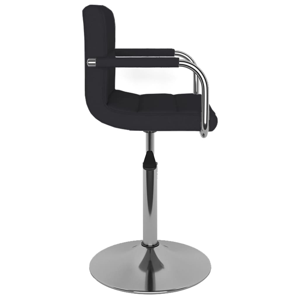 Taburete De Cocina De Tela Negro_2
