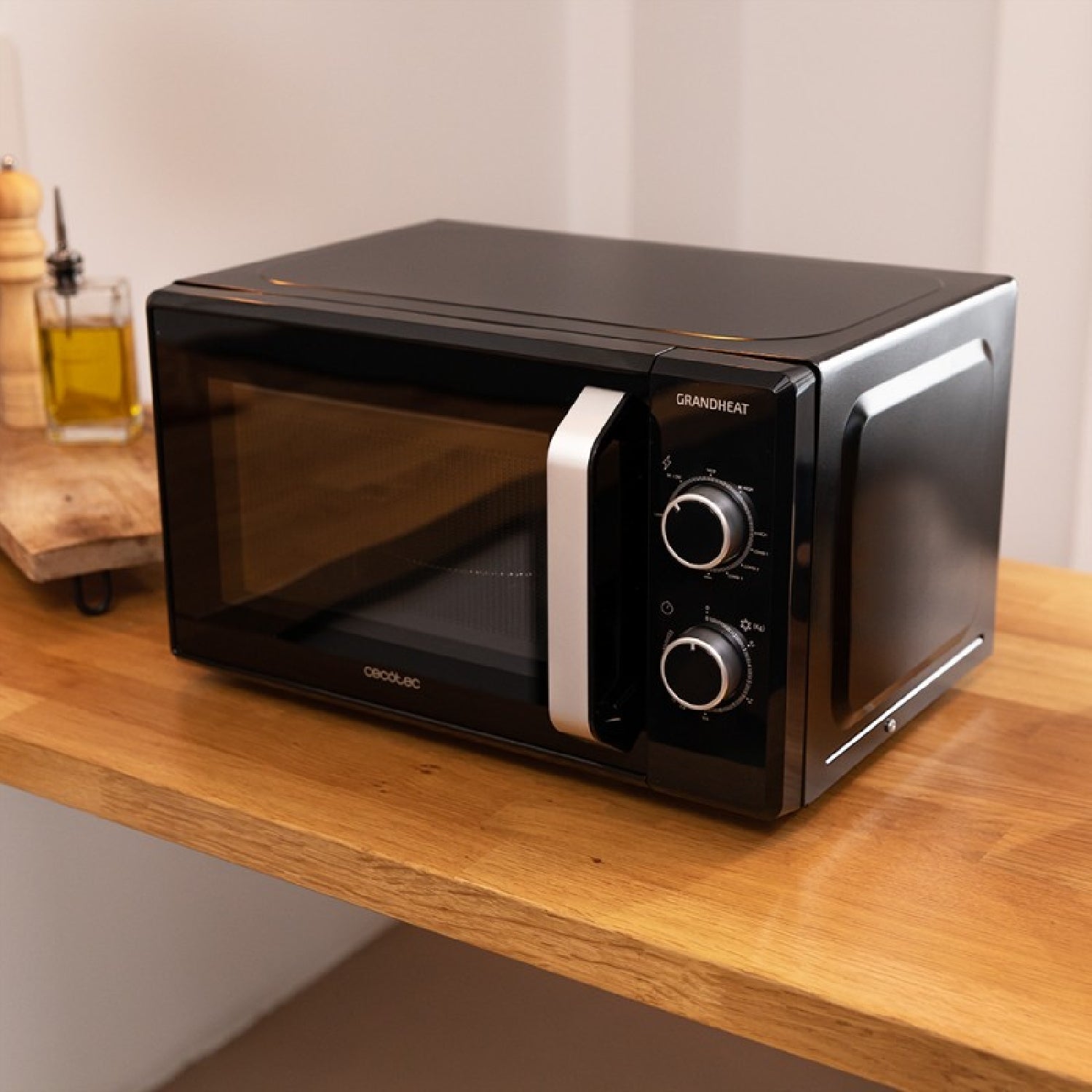 Microondas Con Grill De 20 Litros Grandheat 3130. 700 W Y 800 W Grill, 6 Niveles, Revestimiento Anti-dirt Itech Y Tecnología 3dwave, Modo Descongela_4