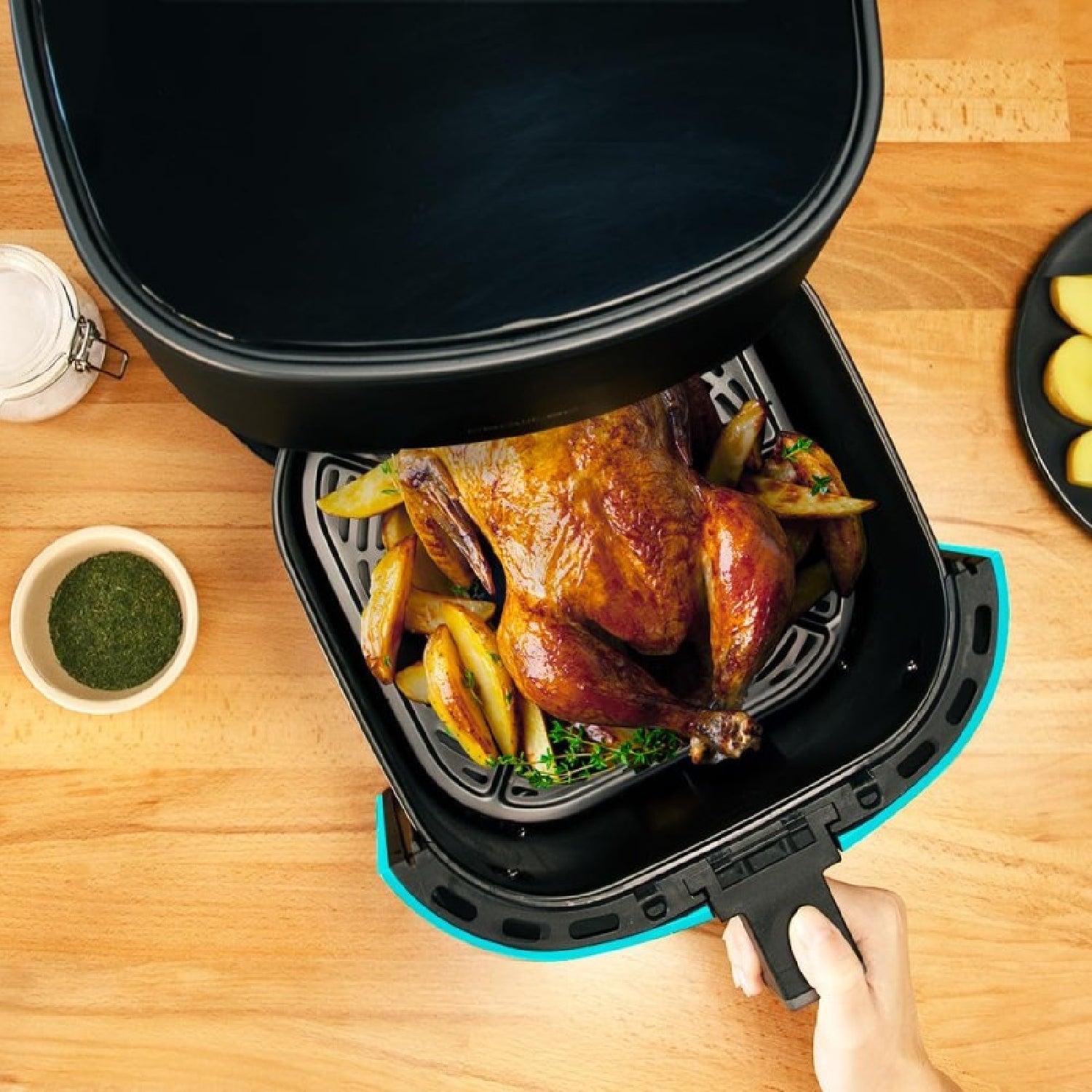 Freidora De Aire Sin Aceite De 6'5l Cecofry Fantastik Inox 6500, 1700w, Tecnología Perfectcook, 12 Modos De Cocinado, Táctil, Temperatura Regulable_1