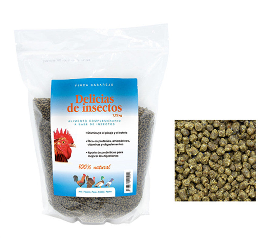 Pienso A Base De Aceite De Insectos - Proteínas Naturales Para Aves De Corral - Reduce El Picaje Y El Estrés - 500g_0