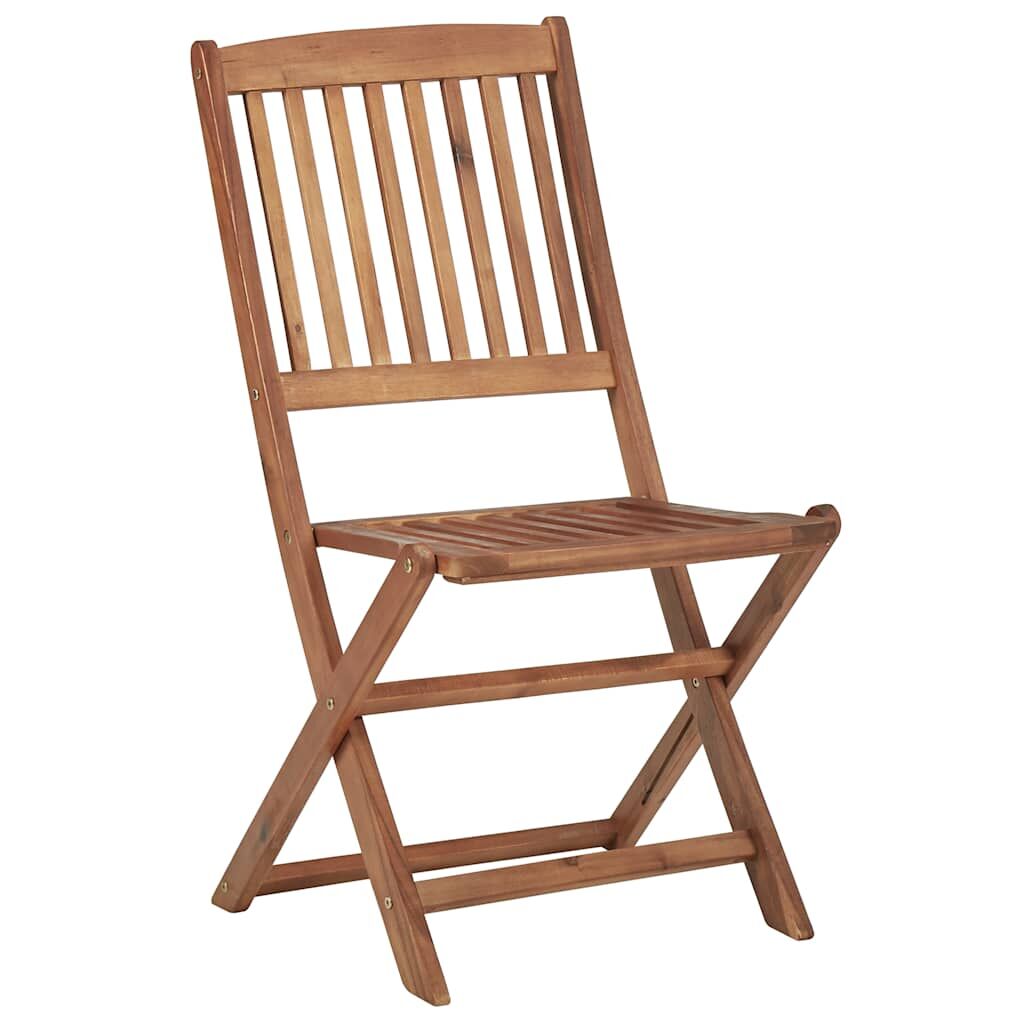 Vidaxl Sillas De Jardín Plegables 6 Uds Y Cojines Madera Maciza Acacia_3