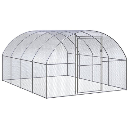 Vidaxl Gallinero De Exterior De Acero Galvanizado 3x4x2 M_0