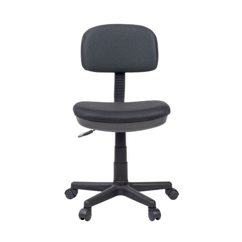 Silla De Estudio Juvenil Lion Pvc, Negro, 53 X 77a89 X 53cm_4