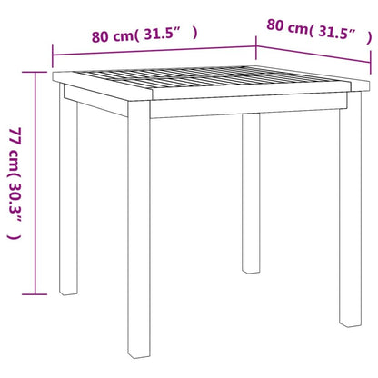 Vidaxl Juego De Comedor Para Jardín 5 Piezas Madera Maciza De Teca_2