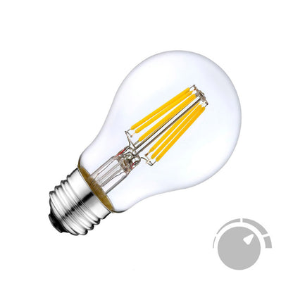 Bombilla Led E27 Cob Filamento 8w, Regulable, Blanco Frío, Regulable_0