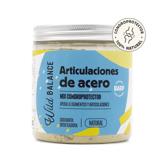 Articulaciones de Acero Suplemento natural para mascotas Wild Balance 100 g