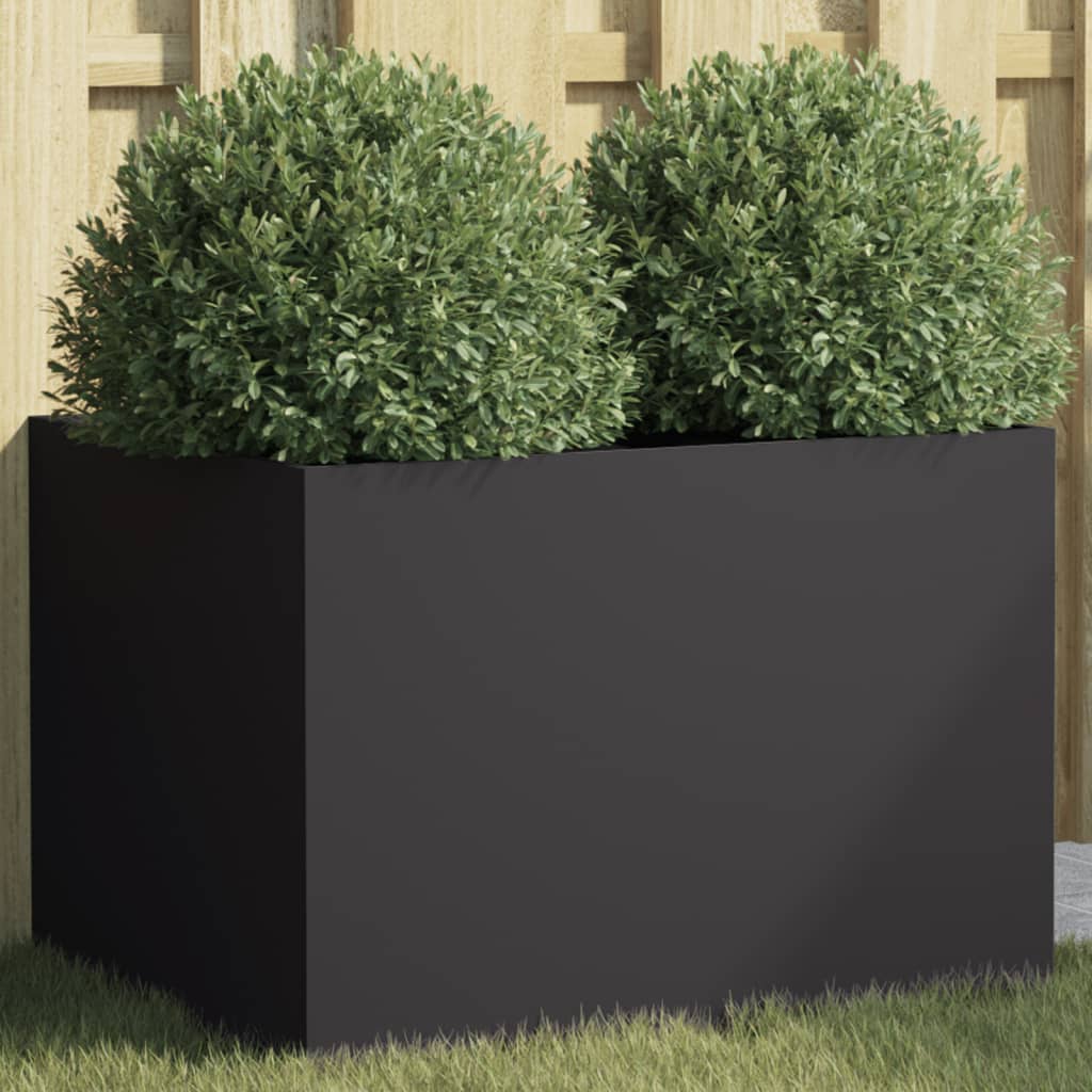 Jardinera Acero Negro 62x47x46 Cm_1
