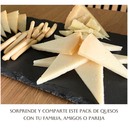 Cesta Quesos Gourmet | Queso De Oveja | 3 Cuñas Queso Semicurado, Añejo Y Ahumado | Surtido De Quesos Para Regalar_2