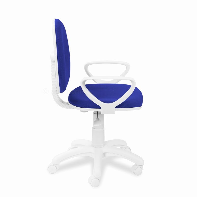Silla De Escritorio Dolphin Tejido, Azul, 47 X 89-98 X 42cm_1