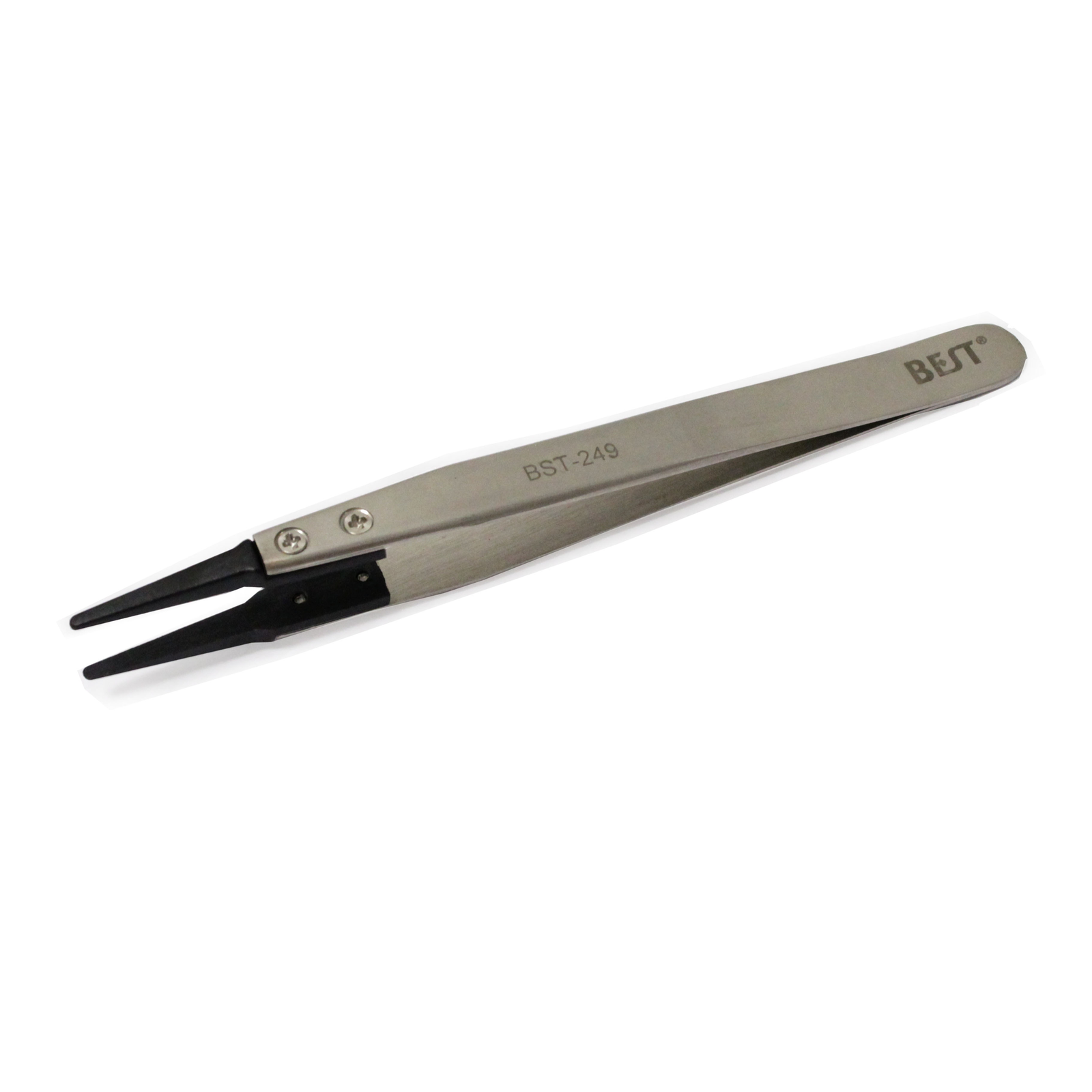 Pinzas De Precisión Punta Recta Modelo Best Bst-249_1