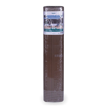 Cañizo Pvc Superior D/c Marrón - Perfecto Para Tu Jardín 2x3 M / Multicolor_2