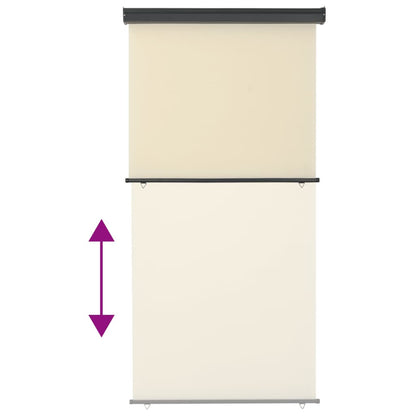Vidaxl Toldo Lateral De Balcón Color Crema 122x250 Cm_4