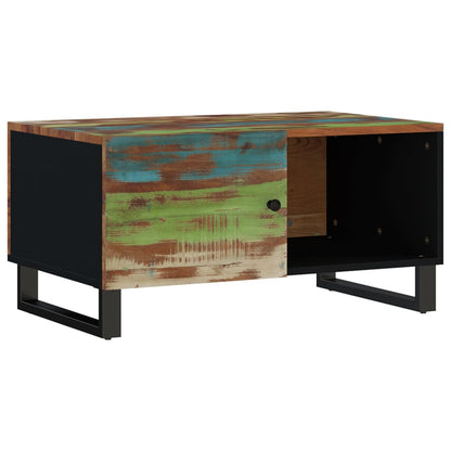 Mesa De Centro Madera Reciclada Y Contrachapada 80x50x40 Cm_3