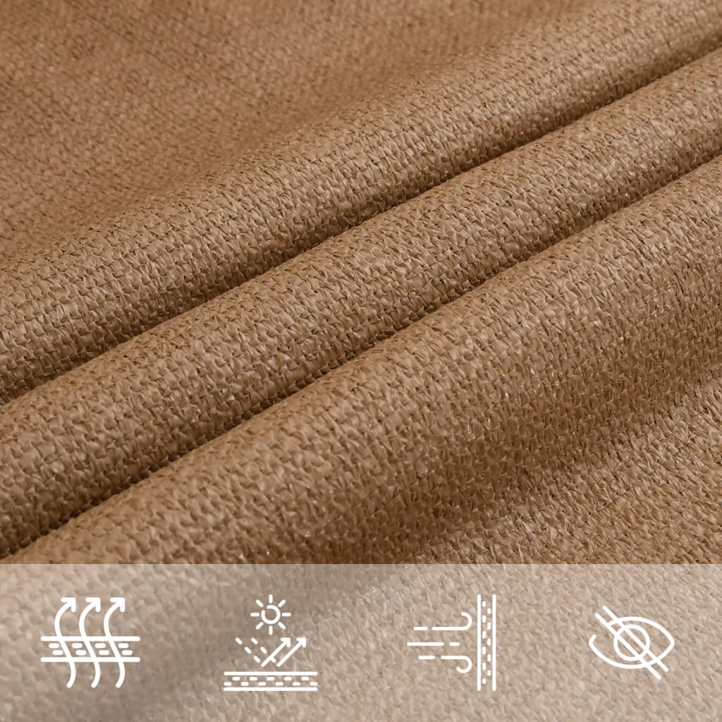 Toldo De Vela Hdpe Gris Taupe 160 G/m² 4/5x3 M_3