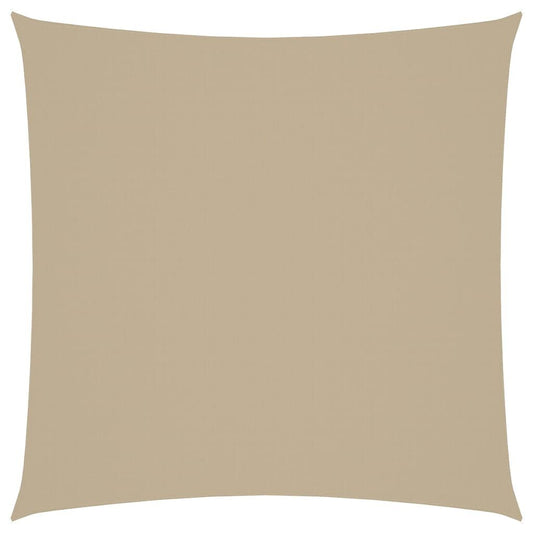 Vidaxl Toldo De Vela Cuadrado Tela Oxford Beige 5x5 M_0