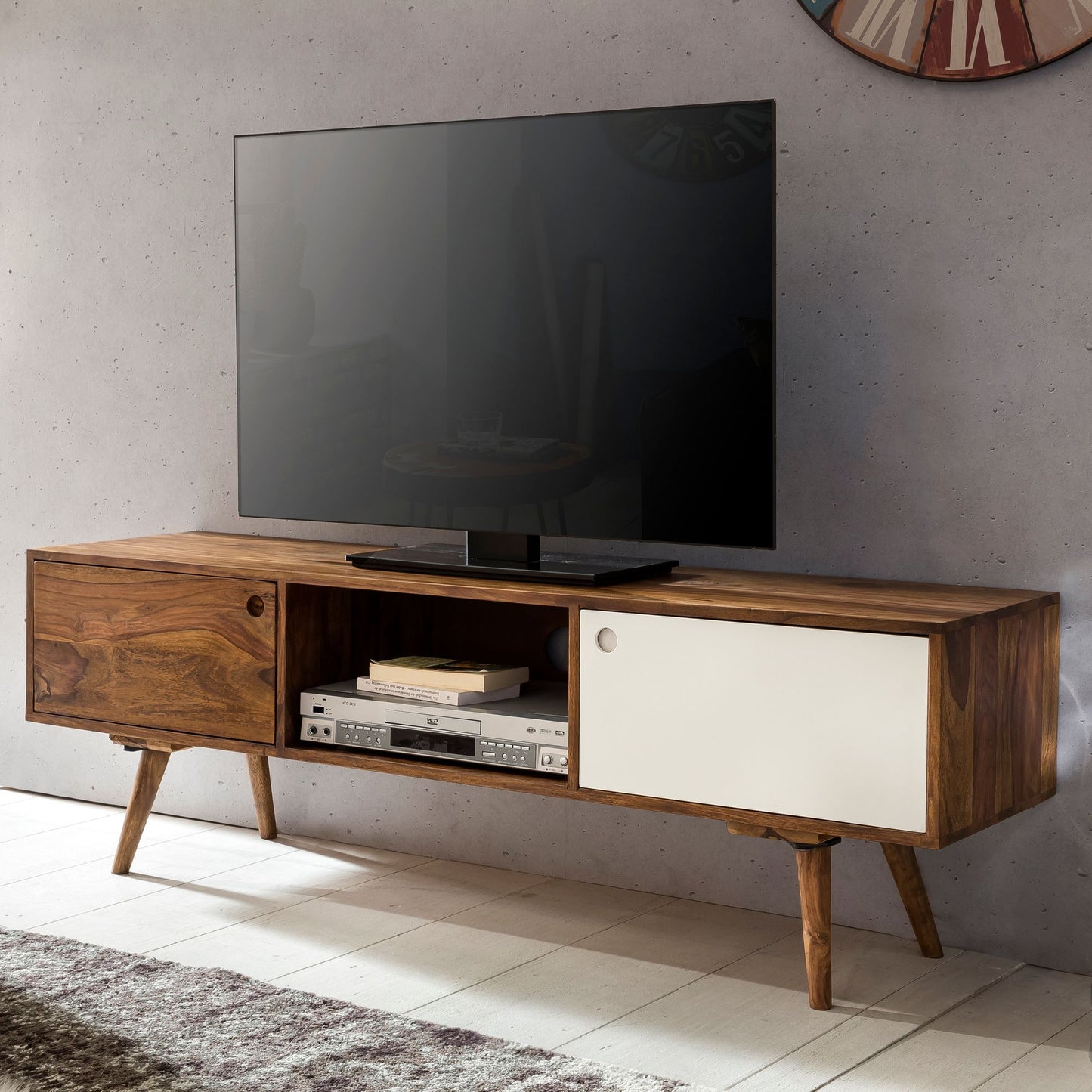 Mueble De Tv Compacto Y Versátil Modelo Wl1.974_1