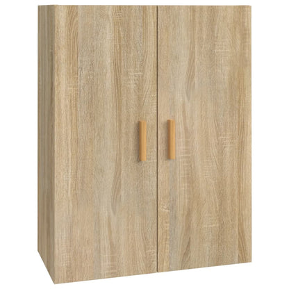 Armario Colgante De Pared Roble Sonoma 69,5x34x90 Cm / Vetonek_4