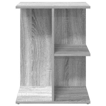 Mesita De Noche Madera De Ingeniería Gris Sonoma 46,5x29x61 Cm_2