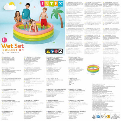 Intex Piscina Inflable Con 4 Anillos Sunset 168x46 Cm_5