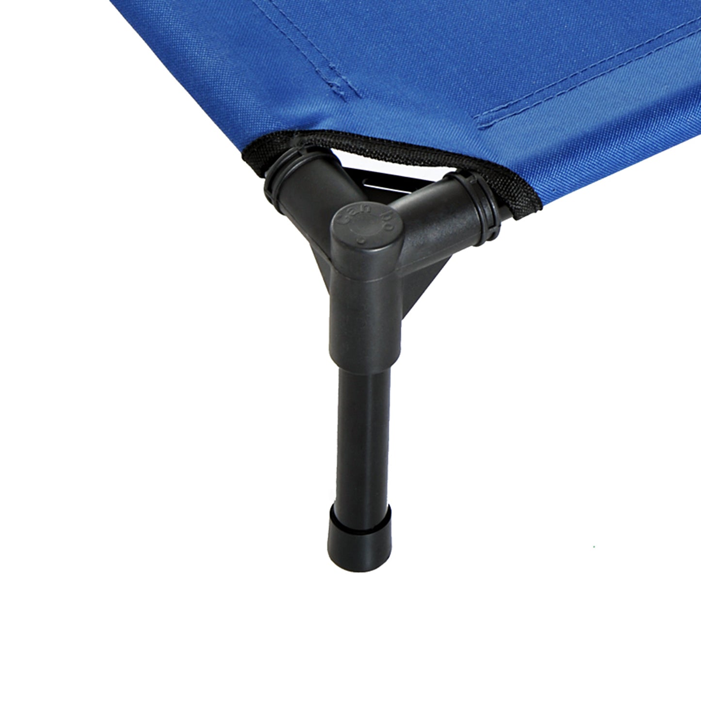 Pawhut Cama Elevada Para Perros Refrescante Y Transpirable 92x76x18 Cm Azul_4