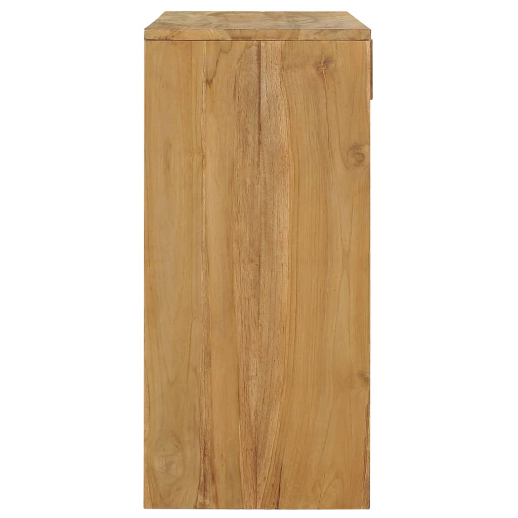 Mesa Consola De Madera Maciza De Teca 100x35x75 Cm_3